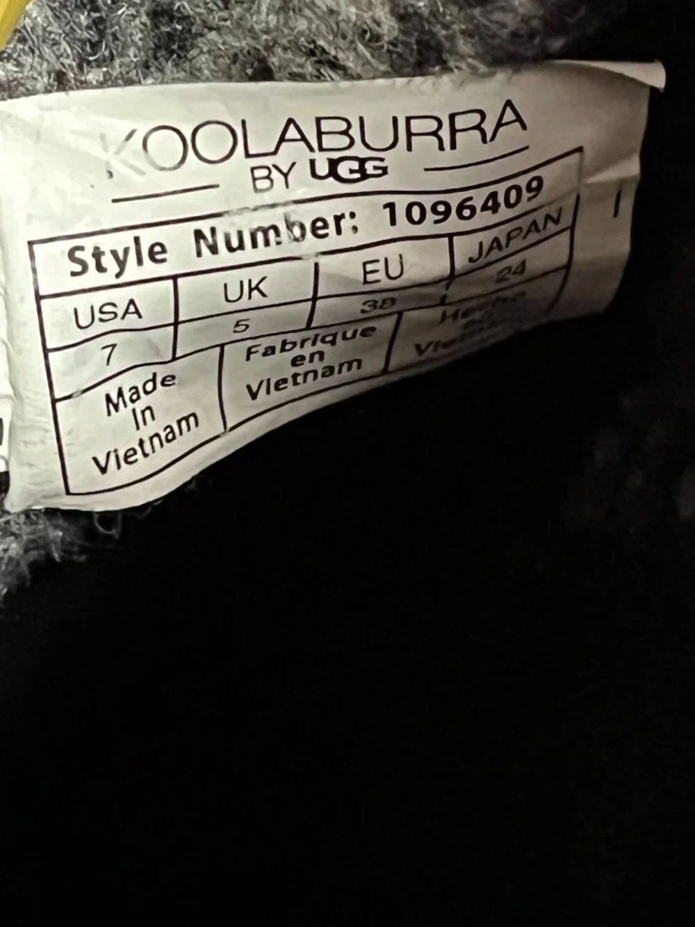 Koolaburra by UGG Victoria Tall Boots Black Size 7